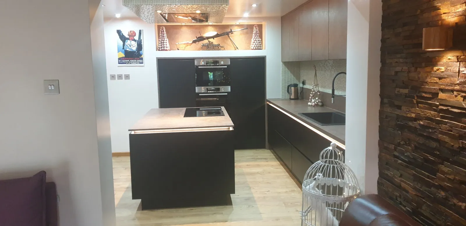 Matt Black Industrial Kitchen, Manchester, photo 2