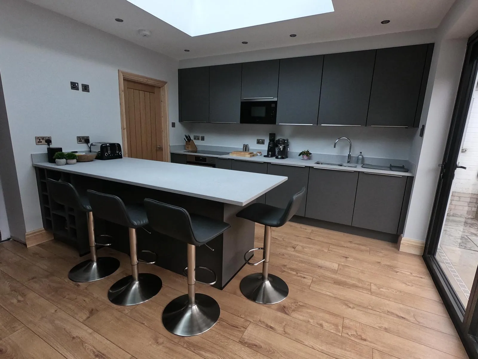 Cream Traditional Family Kitchen, Shaker kitchen in Kirkham